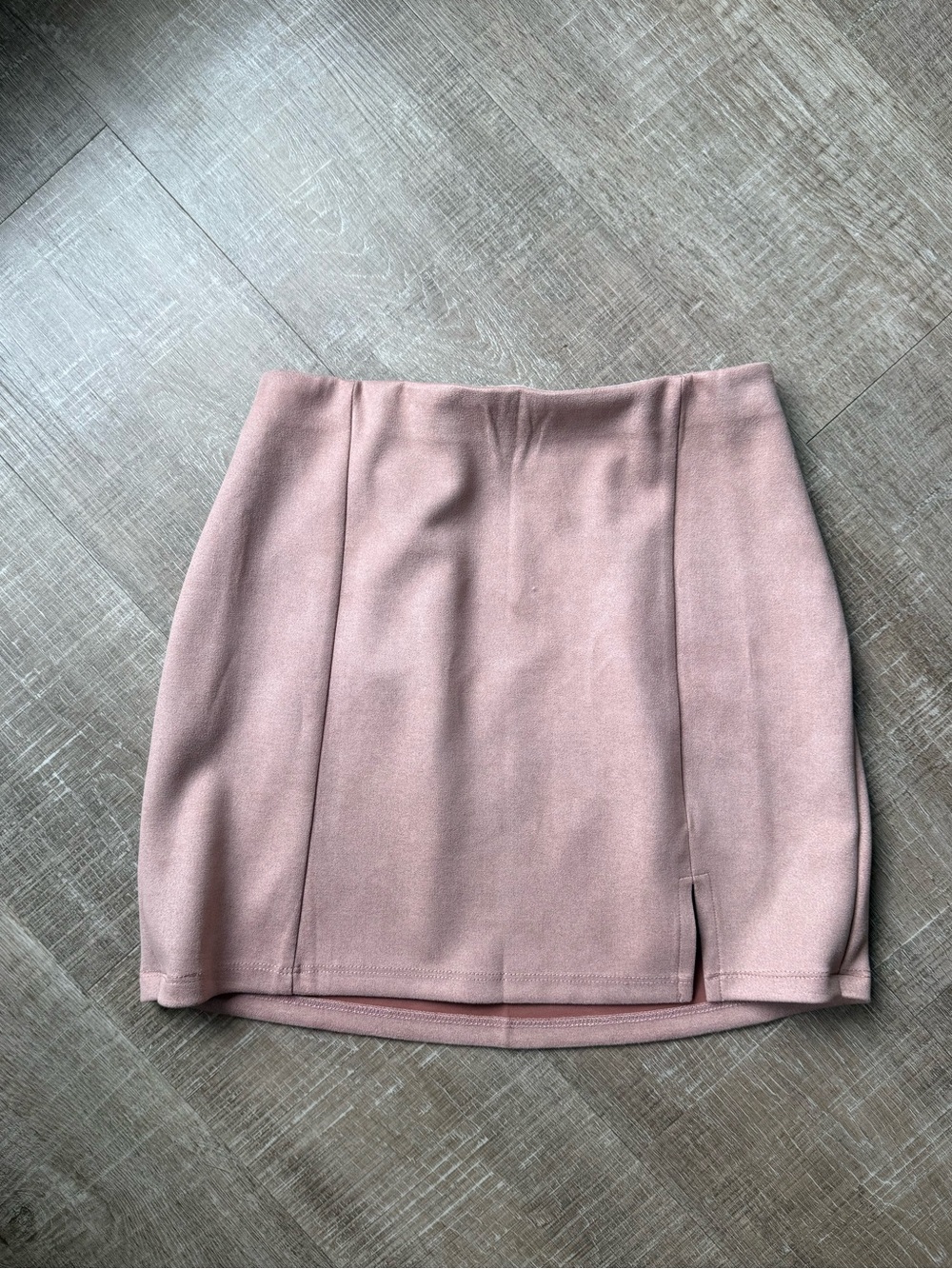 Women's Blush Pink Mini Skirt